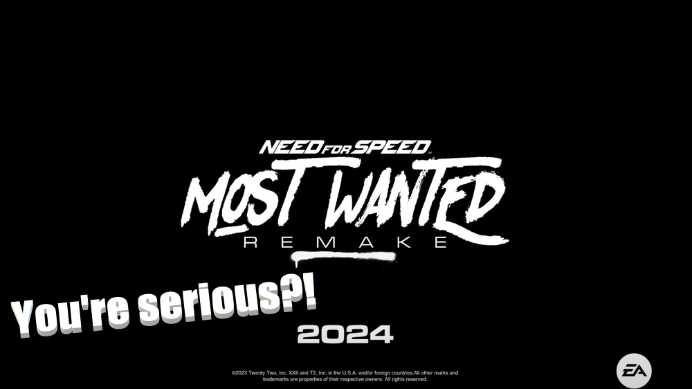 Need for Speed Most Wanted Remake - Информационный вброс или новая надежда?..